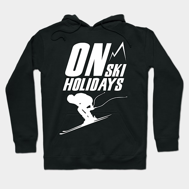 Winter Vacation Snowboard Snow Trip Ski Holidays Hoodie by dr3shirts